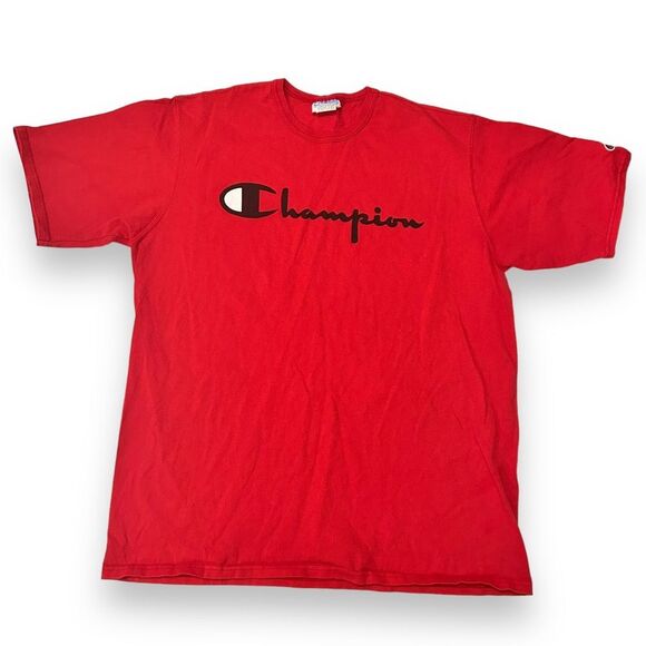 Lot of 2 - Men’s Champion Red Blue T-Shirt Size XXL - Picture 2 of 13